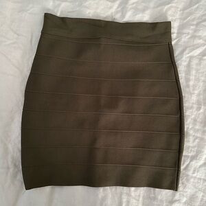 Olive Bodycon Skirt
